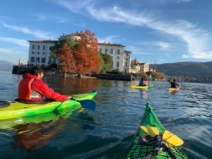 Canoa isola bella lago maggiore