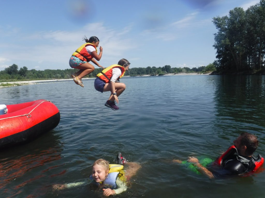 Picnic rafting sul ticino