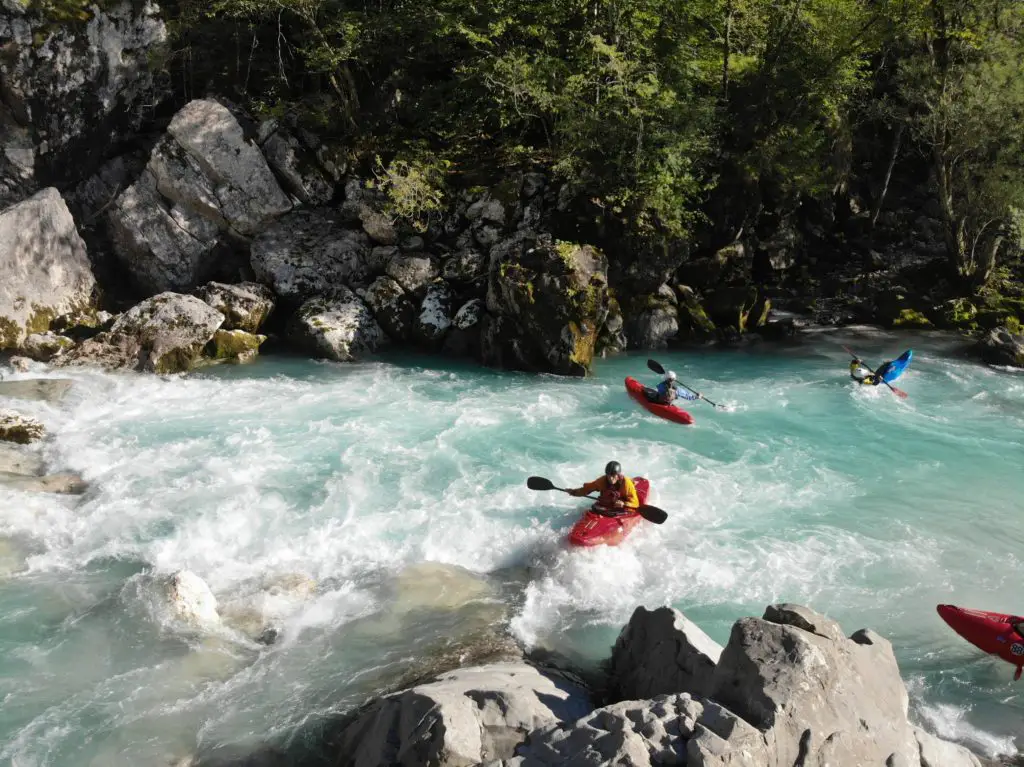 Corso canoa Slovenia Soca