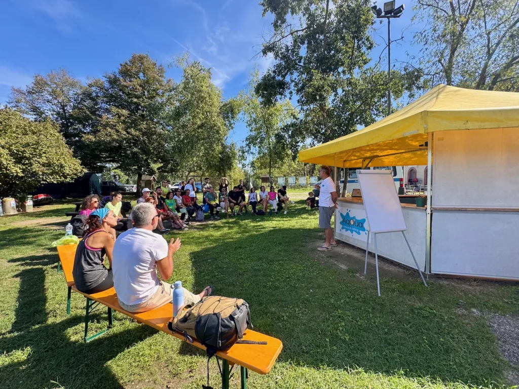 Corso di aggiornamento per insegnanti presso AqQua Canoa & Rafting a Vigevano